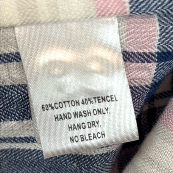 NEW Untuckit The De Toren White Blue Pink Check Plaid Button Long Sleeve‎ 0973/4 - Picture 5 of 6